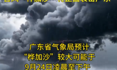 
        		广东气象罕见提醒:做好巨灾防御准备 ！台风“桦加沙”将正面袭击广东！	
