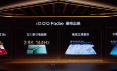 1999元起！iQOO Pad5e发布：12.1英寸大屏+第三代骁龙8s